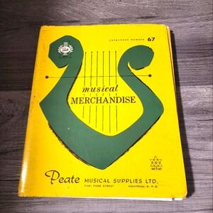 Rare 1967 Peate musical catalog and price list